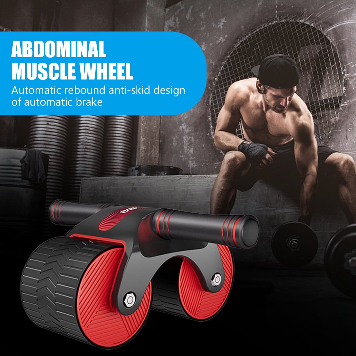 ODOMY Ab Roller Wheel Kit Ab Workout Equipment with Knee Mat Home Gym Fitness Equipment for Core Strength Training Abdominal Roller Machine with Gym Accessories for Men Women Walmart