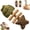 Mix, variant on Catnip and Silvervine Chew, Wooden Catnip & Silvervine Chew, Natural Fish Bone Cat Dental Chews Toy, Durable Catnips Teeth Cleaning Stick for Chewing, Biting, Teeth Cleaning (Catnips)