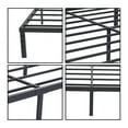 thumbnail image 5 of NNV 18" 3500 lbs Heavy Duty California King Bed Frame, Duty Steel Slat Metal Bed Frame, Black, 5 of 6