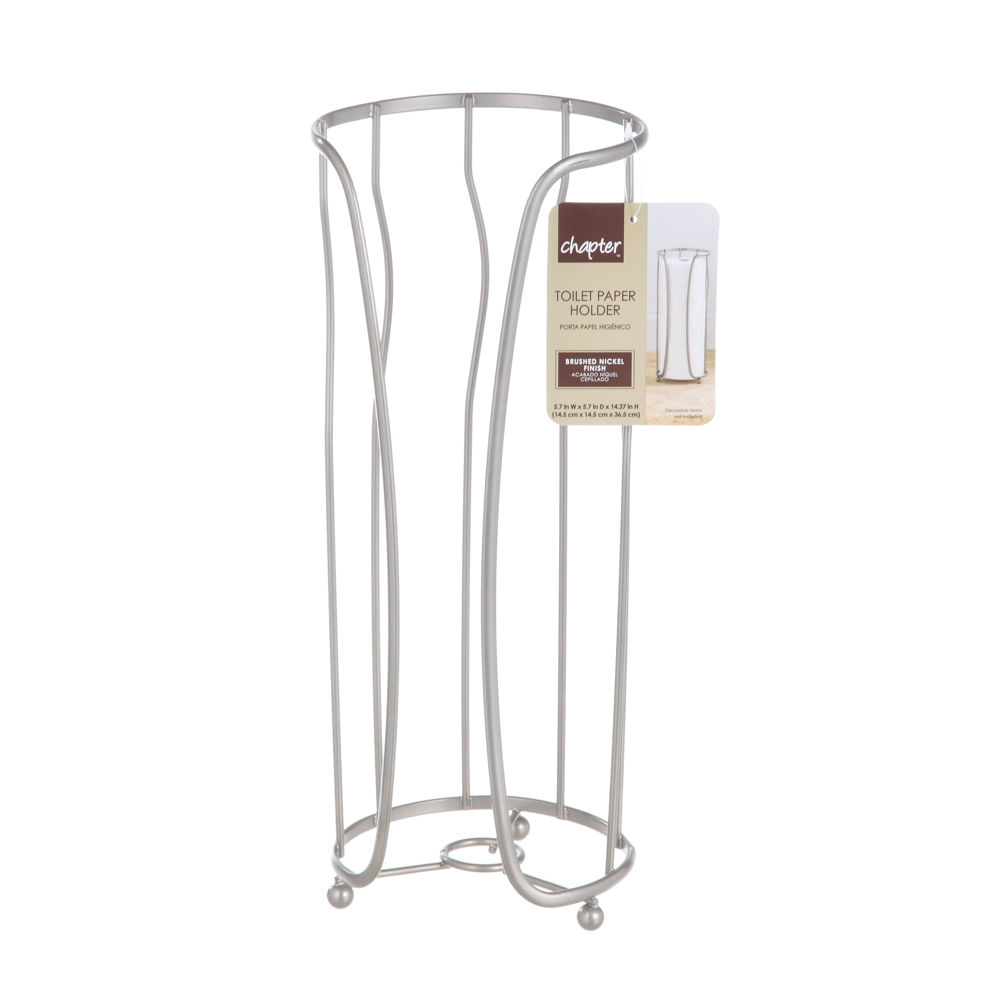 Chapter Toilet Paper Holder Brushed Nickel