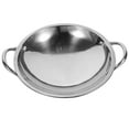 thumbnail image 6 of MLINS Stainless Steel Pan with Double Handles for Kitchen Cooking Small Pots 9.84 inches, 6 of 8