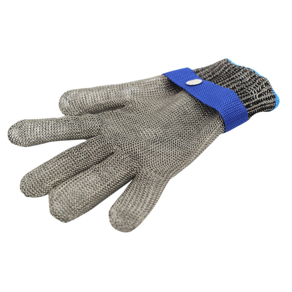 Life Protector Fiber / Stainless Steel Mesh Large Cut-Resistant Glove -  Level 9, Food Safe - 9 3/4 x 4 1/4 - 1 count box