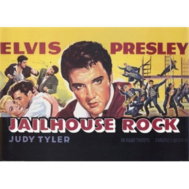 Elvis Presley Jailhouse Rock movie poster print 18