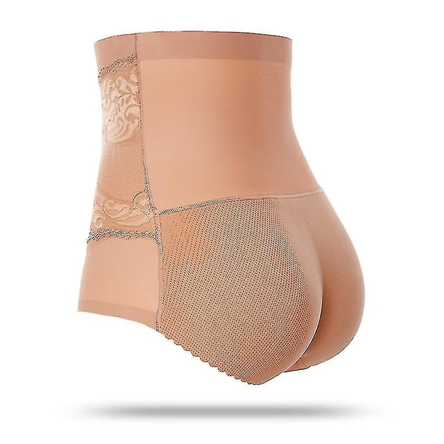 Mujeres Acolchado Push Up Bragas Butt Lifter Shaper Fake Ass-High-waist 289beige-S Computadora Computadora Computadora portátil