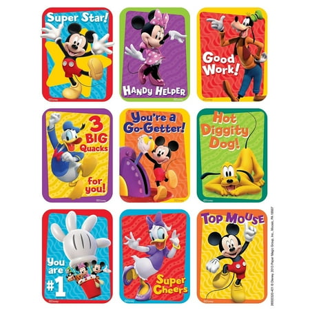 UPC: 0073168265062 | EU-650032 – Mickey Mouse Clubhouse Motivational Giant Stickers by Eureka