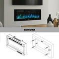 thumbnail image 3 of Clihome Wall-Mounted Recessed Electric Fireplace-42inch, 3 of 6