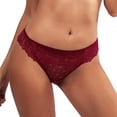 thumbnail image 1 of Aayomet sous-Vêtements en Dentelle pour Femmes Couleur Dentelle Design en Maille Culottes String pour Femmes (Rouge, G), 1 of 4