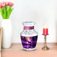 thumbnail image 7 of JAGASY Unicorn Memorial Small Urn for Daughter, Purple Urns for Human Ashes Keepsake, Sunset Forest Trees & River Decorative Urns for Children, Miniature Urn for Son, (3 Inch), 7 of 7