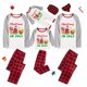 thumbnail image 1 of Pijamas familiares a juego de Navidad, conjuntos de pijamas a cuadros blancos y negros, en julio, Verano, 1 of 3