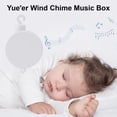 thumbnail image 5 of Móvil musical para cuna de bebé con juguetes giratorios colgantes, decoración de cama infantil para bebés recién nacidos, niños y niñas, 5 of 5