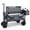 Grey, variant on Whitsunday Folding Wagon 8" Heavy Duty Wheels with Rear Storage (Standard Size PLUS)