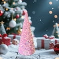 thumbnail image 2 of 2Pcs Shining Tabletop Christmas Trees, Glitter Cone Tree Centerpieces Decoration, Xmas Sequin Cone Tree Table Ornament For Ocean Wedding Birthday Party Christmas Decor ( 11.8In ), 2 of 5