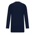 thumbnail image 5 of LYXSSBYX Mens T-Shirts Long Sleeve Men Casual Fashion Solid Round Neck Pullover T-Shirt Long Sleeve Tops, 5 of 6