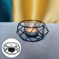thumbnail image 1 of candelieres de lámpara de té alambre geométrico candeliere de lámpara de té de hierro linterna boda decoraciones de fiest Estilo 1 Colco candelabro candelita, 1 of 7