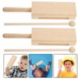 thumbnail image 2 of 2 Ensembles Instruments de Rythme en Bois Instrument de Percussion en Bois avec Maillet, 2 of 9