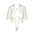 thumbnail image 4 of LASCANA Women's Tie Front Blouse Shirt Buttons, 4 of 5