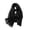AR18_Black, variant on Lumtrix Women's Shawls and Wraps for Evening Dress Wedding Soft Spring Summer Scarf Solid Color Thin Scaves Black One Size