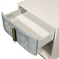 thumbnail image 5 of Pavira 1-Drawer Nightstand with LED Lights - Stone, 5 of 10