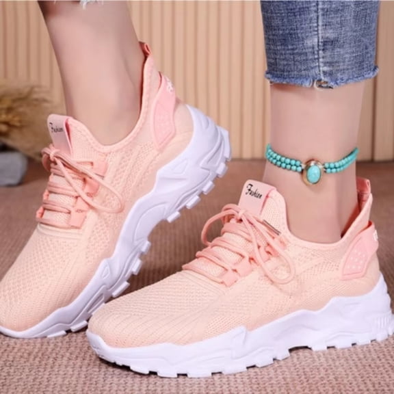 Women’s Running Shoes Slip-On Walking Tennis Sneakers Lightweight Breathable Non-Slip Soft Sole Mesh Workout Sports Shoes, 42