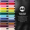 thumbnail image 2 of Sakura Koi Coloring Brush Pens - Watercolor Brush Pen Set - Assorted Colors - 48 Pack, 2 of 6