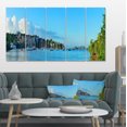 thumbnail image 1 of St John Bay Panoramic View - Extra Large Seashore Canvas Art, 1 of 3
