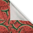thumbnail image 6 of Ambesonne Fruits Grommet Curtain, Yummy Watermelon Slices, 50" x 54", Red Hunter Green, 6 of 6
