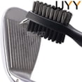 thumbnail image 3 of JJYY 1PC/2Pcs Retractable 2-Sided Golf Club Brush with Groove Cleaning Tool, Durable and Compact, Includes Carabiner for Easy Attachment, Essential Golf Accessories, 3 of 8