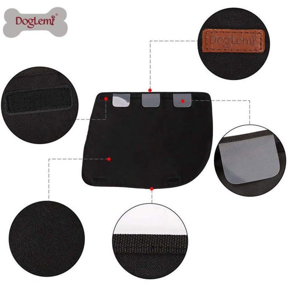 Pet Travel Companion: Dog Car Door Protector, Durable Car Door Cover, Easy Installation, Protects Dogs From Hitting Head, Waterproof And Machine Washable, Universal Fit For Most