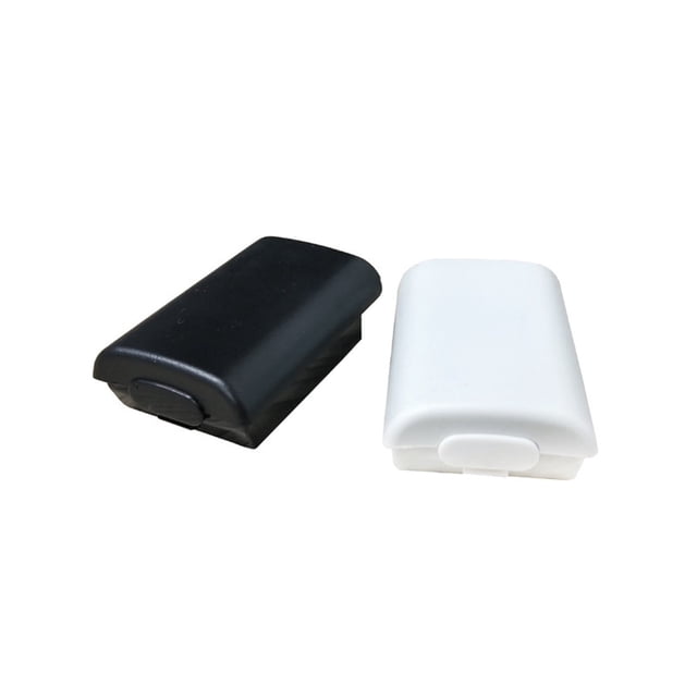 Coopserbil Wireless Controller Battery Case for Xbox 360, White,Black