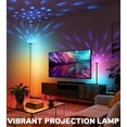 thumbnail image 4 of Lámpara de Piso de Esquina LanSuper Uplighter RGB LED con Sincronización Musical, 4 of 7