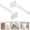 white, variant on BEAMNOVA Adjustable Tension Rod 76"-98" | No-Drill Spring Curtain Rod for Closet, Shower, Room Divider & Drying Rack, Non-Slip & Rust-Resistant, Supports 110 lbs, Black