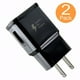 Photo 1 of adaptive fast charging wall charger adapter compatible samsung galaxy s6 s7 s8 s9 / edge/plus/active, note 5,note 8, note 9,lg g5 g6 g7 v20 v30 thinq plus ep-ta20jbe quick charge (2 pack)