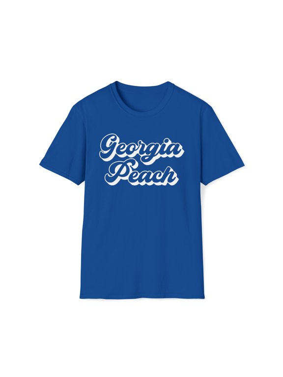 Georgia Peach, Gildan Unisex Softstyle T-Shirt, State Graphic Tee, S-3XL