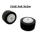 thumbnail image 1 of 2pcs pinch roller 13x83x63x2mm for sharp 700 777 800 tape recorder cassette deck player, 1 of 5