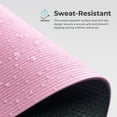thumbnail image 3 of Sunny Health & Fitness Anti-Slip Dual Color Exercise Yoga Mat (Pink) - SF-EM02-PK, 3 of 7