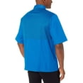 thumbnail image 3 of Chef Code Cool Breeze Chef Coat with Short-Sleeves and Mesh Vent Inlay, Royal, X-Large, 3 of 5