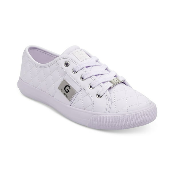 G by Guess Lace Up Quilted Pattern Sneakers Shoes Light Purple - Walmart.com