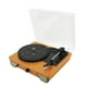 thumbnail image 2 of Tocadiscos De Vinilo Retro, Tocadiscos Inalámbrico Estéreo De 10 M De Distancia Portátil A Prueba De Polvo Sin Pérdidas Con Cubierta Para Tableta Para Teléfono Inteligente, 2 of 8
