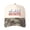 Beige camouflage, variant on Red, white&BRUNETTE Letter Embroidered Color Block Trucker Hat Unisex Adjustable Cotton Breathable Fashion Cap for Travel Daily Wear