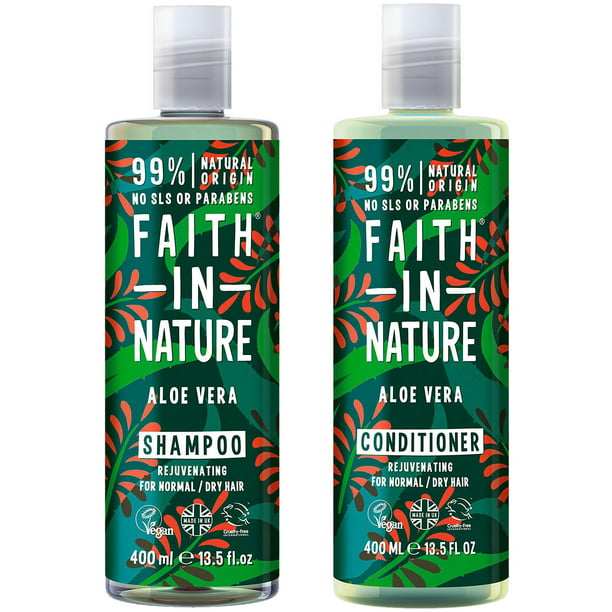 The Faith Nature Vera Shampoo and Conditioner, and Cruelty-Free (13.5 oz. 2 pk.) - Walmart.com