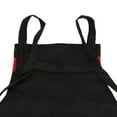 thumbnail image 4 of Delantal Bolsillos Tabard Negro Amarillo Unisex, 4 of 9