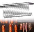 thumbnail image 1 of Gancho de Carnicero, 25 Piezas Gancho de Carnicero de Acero Inoxidable, Gancho para Colgar en Forma de S, Gancho para Carne, Gancho para Ahumar Adecuado para Ahumar Pescado y Carne(3*15cm), 1 of 5