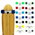 thumbnail image 6 of Victory Jump Cruiser Skateboard Trucks and Wheels Set, Skateboard Accessories, Skateboard Trucks 5 inch, Skateboard wheels 60mm, Skateboard Bearings (5 inch Silver Truck w 60mm Gel Blue Wheels), 6 of 7