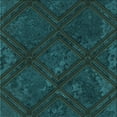 thumbnail image 1 of Ahgly Company Indoor Square Patterned Teal Green Area Rugs, 7' Square, 1 of 6