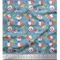 thumbnail image 1 of Soimoi Modal Satin Fabric Dot,Parrot & PineJuice Summer Designs Print Fabric by The Yard 42 Inch Wide, 1 of 1