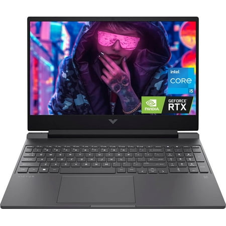 HP Newest Victus Gaming Laptop, 144Hz 15.6" FHD Display, 12th Gen Core i5-12450H(> Ryzen 7 5800H), 32GB DDR4 RAM, 1TB NVMe SSD, NVIDIA Geforce GTX 1650, Backlit Keyboard, WIFi 6, RJ-45, HDMI, Win 11