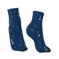 thumbnail image 4 of Bingfone Lighthouses And Anchors Design Patterned Men'S Women'S Casual Cotton Socks, 4 of 9
