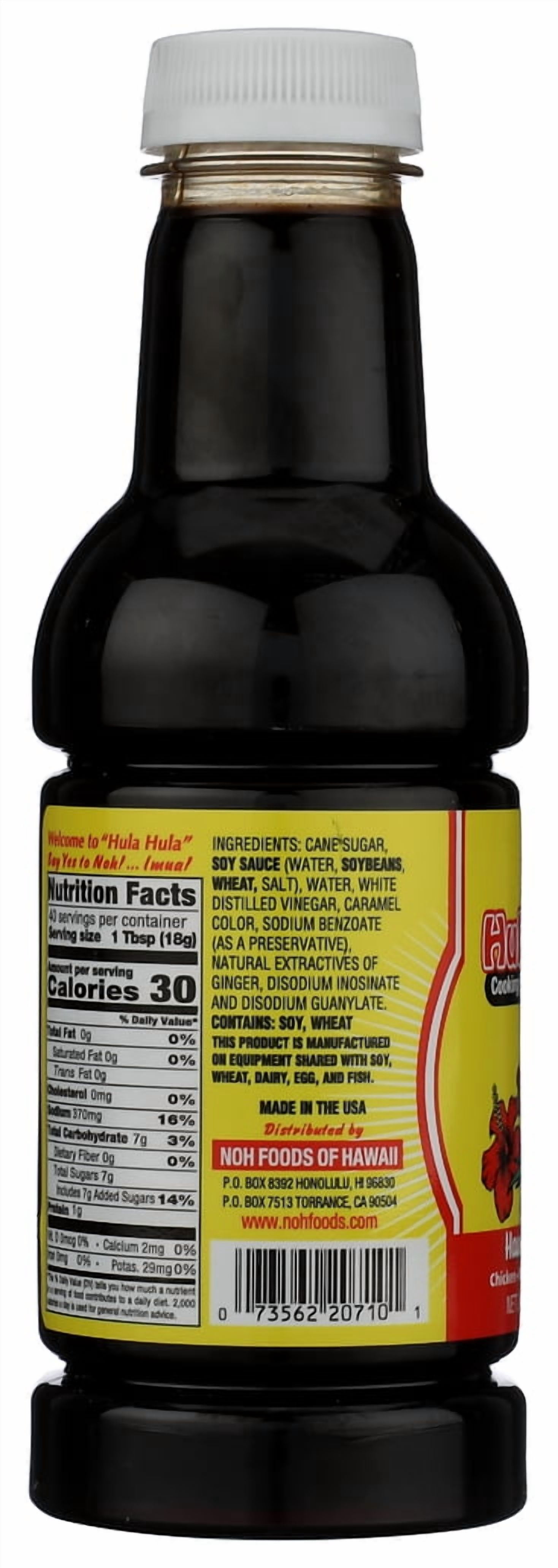 (6 pack) NOH Hula-Hula Cooking Sauce & Marinade 20 fl oz