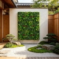 thumbnail image 6 of Lucahom Artificial Hedge Fence, Expandable Faux Leaf Screen Panel, Plastic Faux Greenery Wall, Decorative Plant Privacy Fence for Balcony Garden Patio Indoor Outdoor, 24 x 16 in, 6 of 6