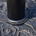 thumbnail image 5 of Outsunny 19" Round Decorative Resin Rose Floral Umbrella Pole Holder with Bronze Finish, 5 of 6